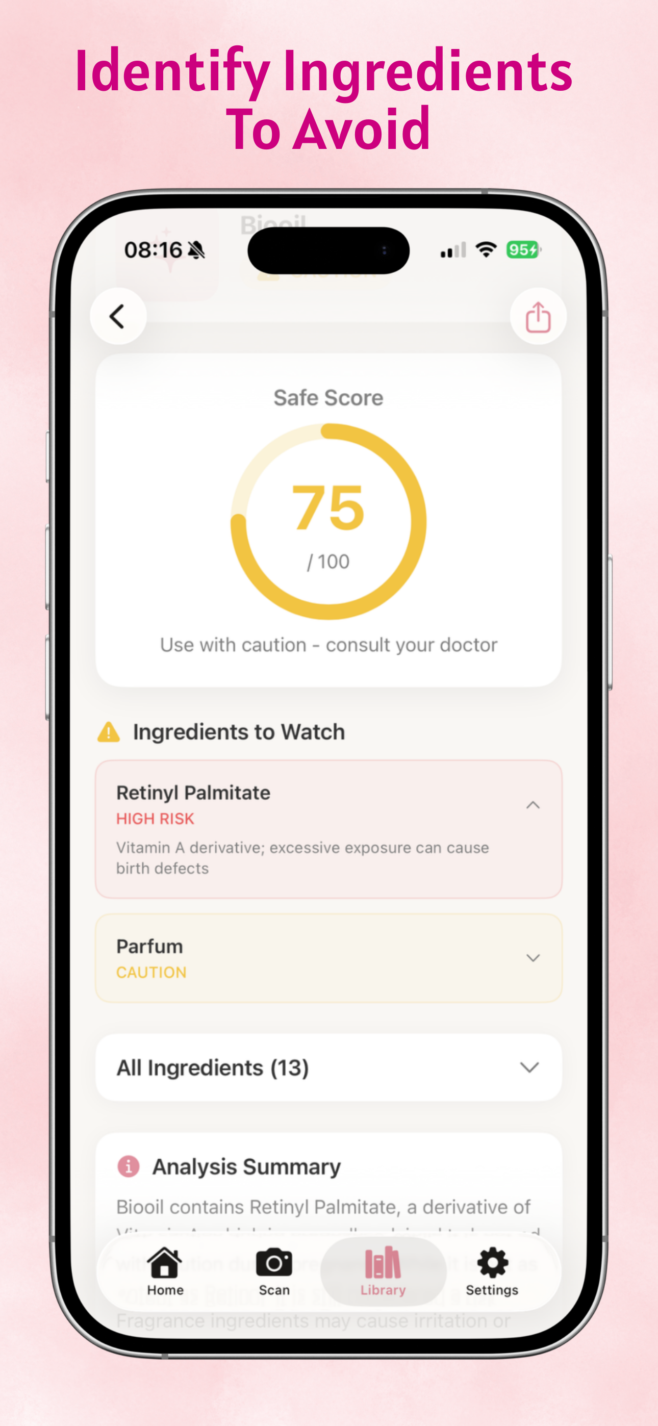 Pregnancy Skin Care Identifier