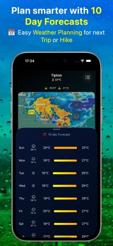 Rain Viewer: Rain Radar Map Screenshot 2 of 8