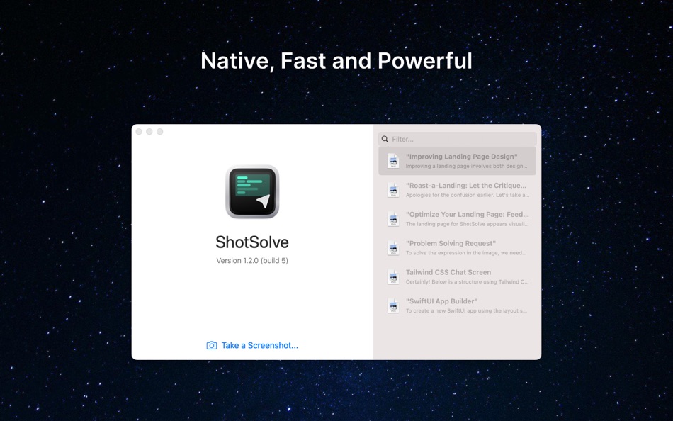 #2. ShotSolve - Screenshot AI (macOS) 由: Long Nguyen Hai