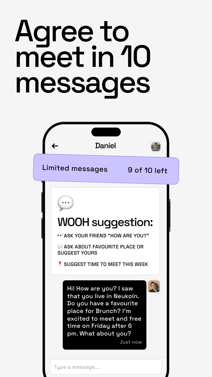 Wooh meet new friends