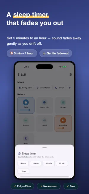 Lull: Focus & Sleep Sounds screenshot 3