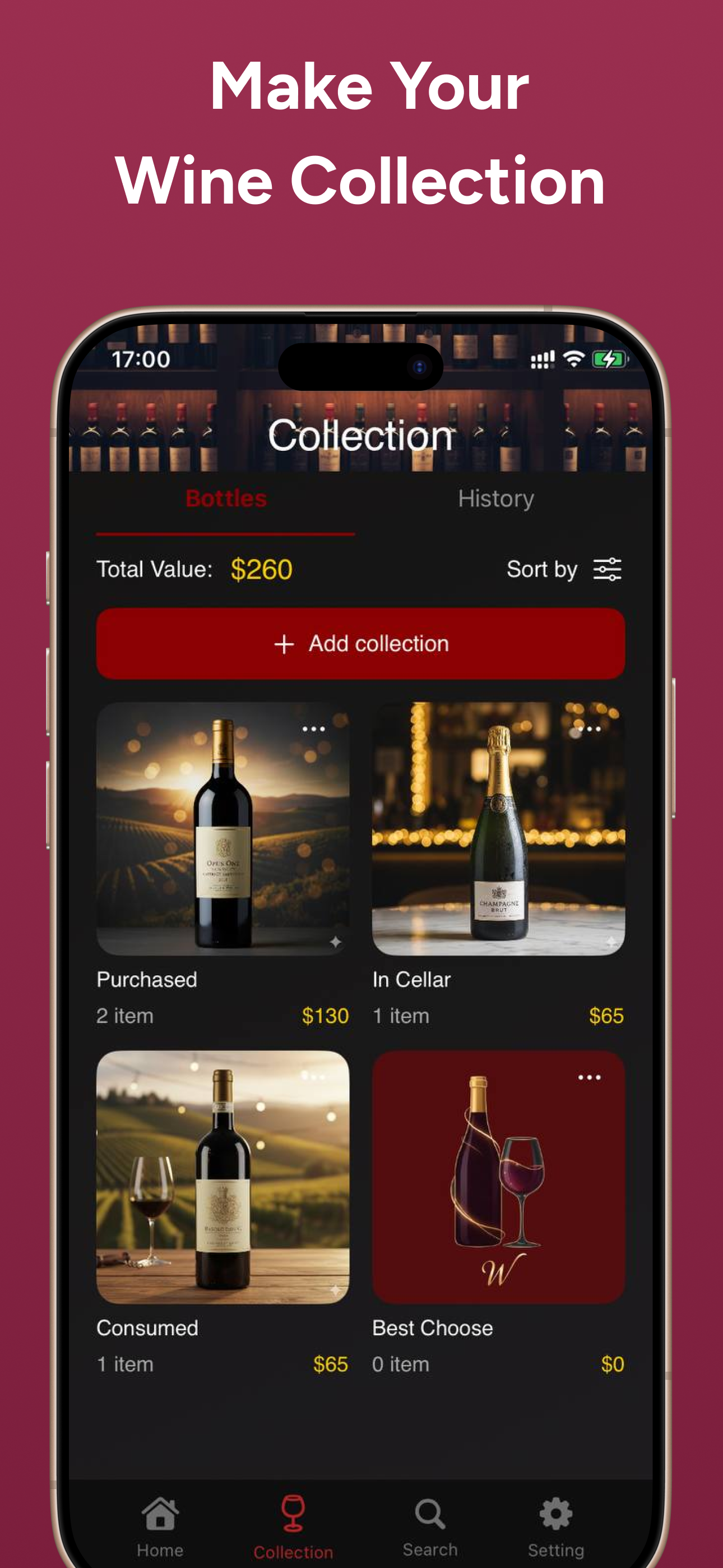 Wine Identifier Wine Tracker