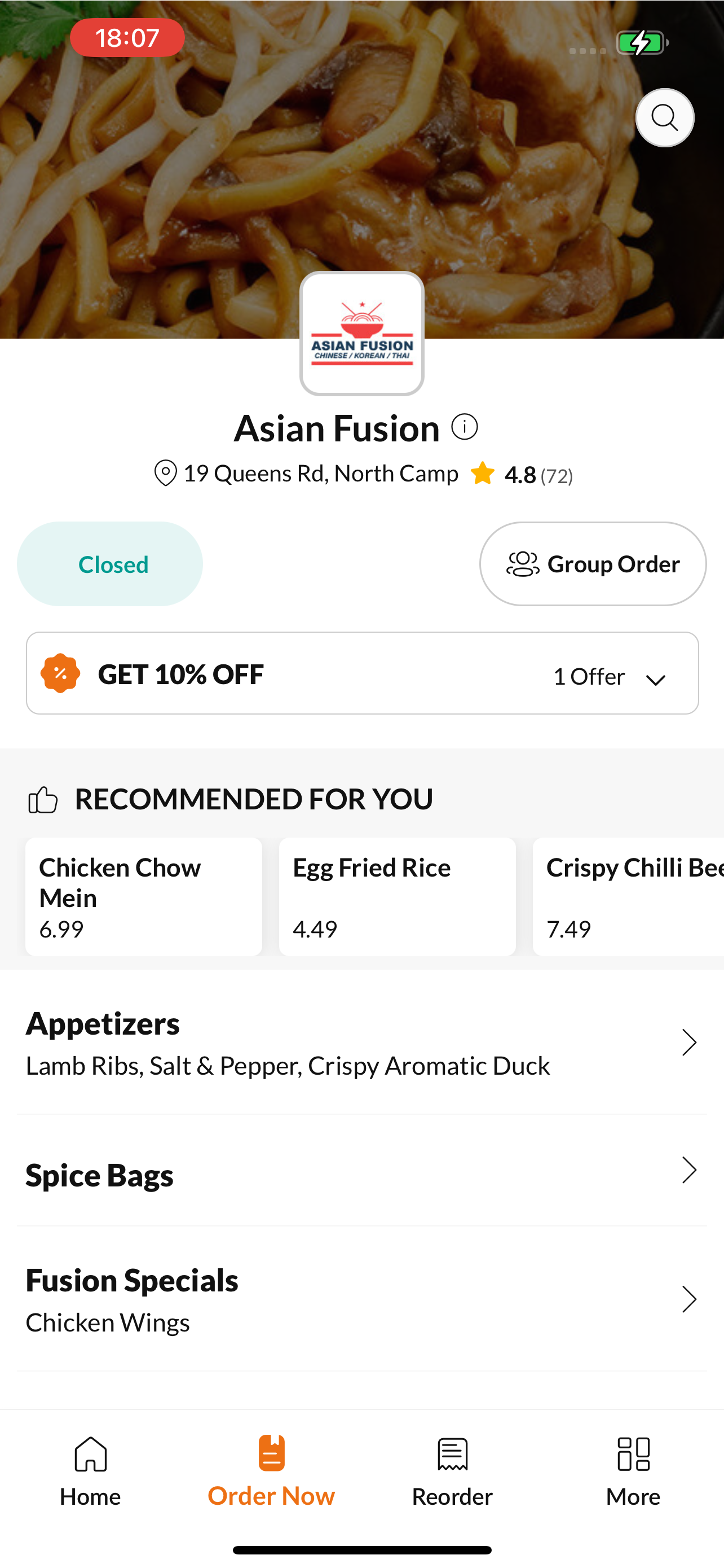 Asian Fusion