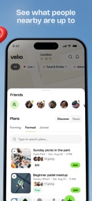 Velio:Meetup, travel & friends screenshot