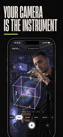 Mote: Live Camera Effects iPhone screenshot