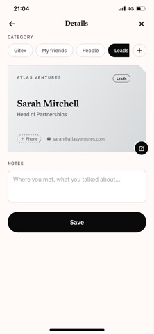 uKeep: Business Card Scanner screenshot 9