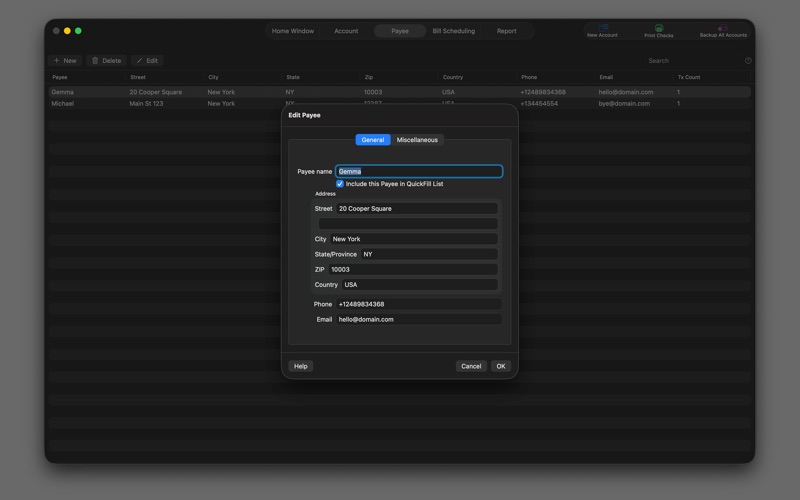 Checksoft screenshot