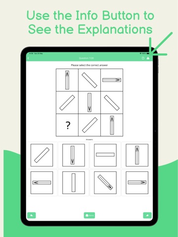 IQ Test: Advanced Matrices iPad screenshot