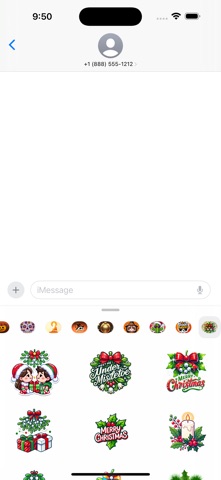 Mistletoe Christmas Stickers screenshot