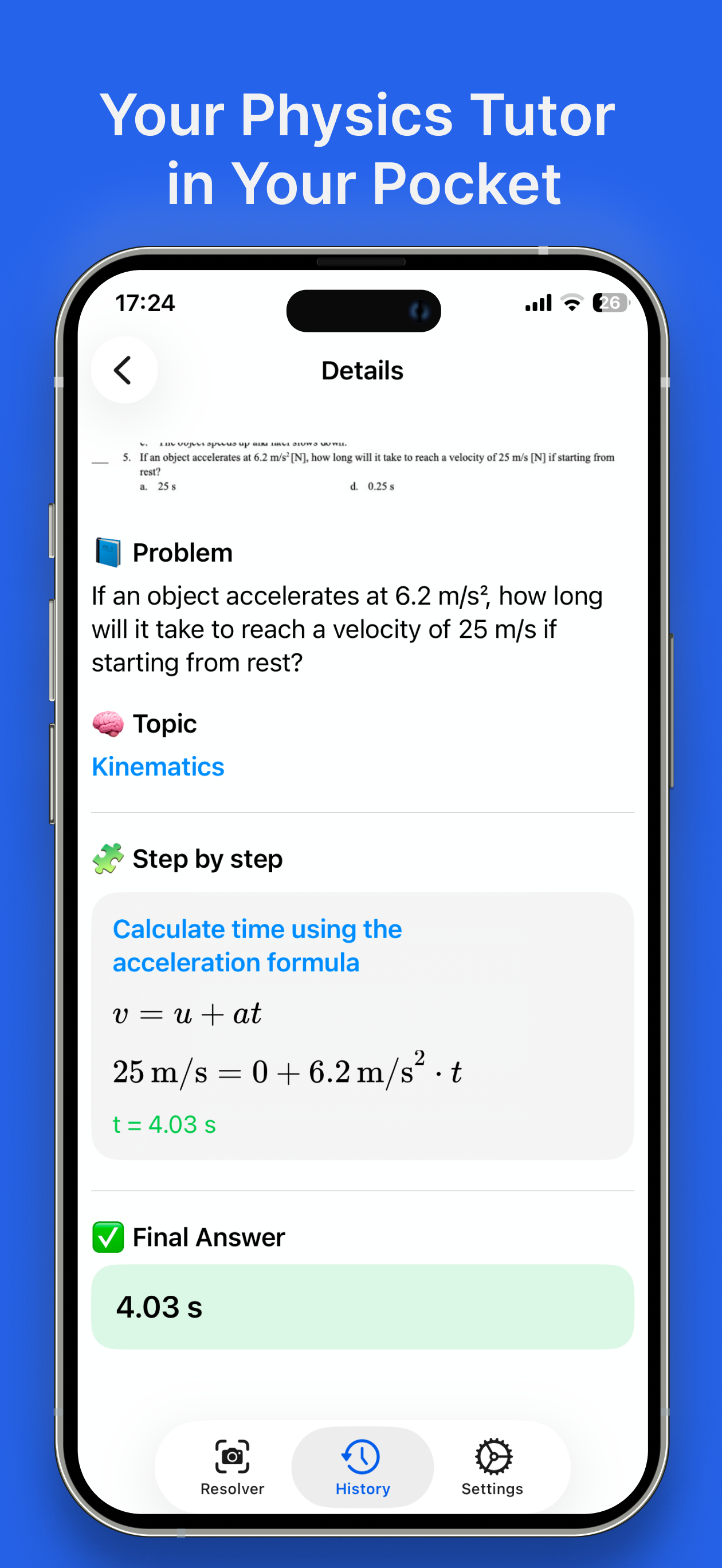 SnapPhysics: Physics AI screenshot 5