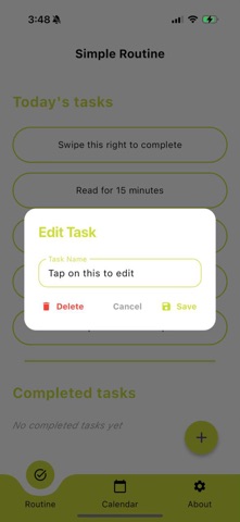 Simple Routine: Track Habits screenshot