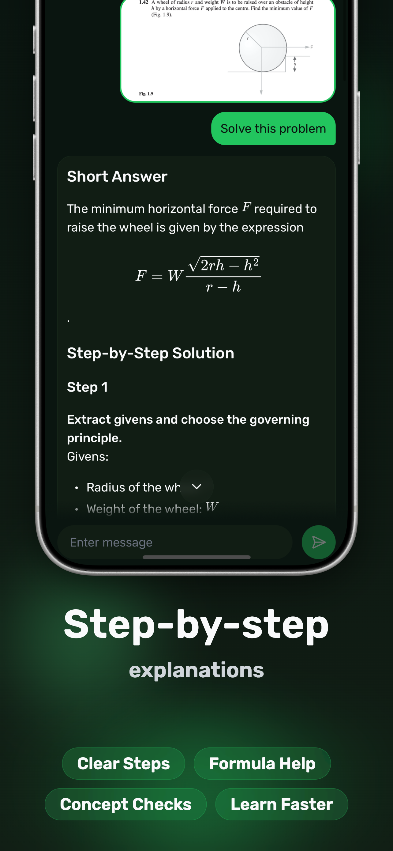 Physics Homework Solver AI screenshot 2