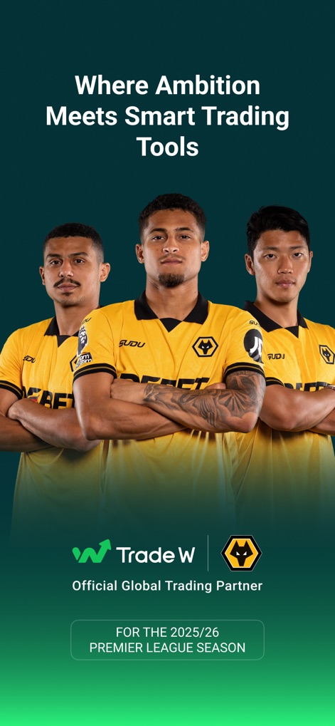 Trade W - Investment & Trading - Gli utenti scoprono la prestigiosa partnership di Trade W con il Wolverhampton Wanderers FC e l'annuncio per la stagione 2025/26 della Premier League.