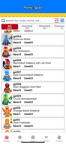 MyMinifigs screenshot