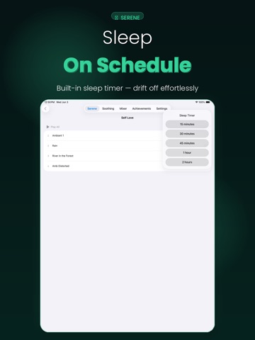 Zenna: Sleep Sounds & Relax iPad screenshot