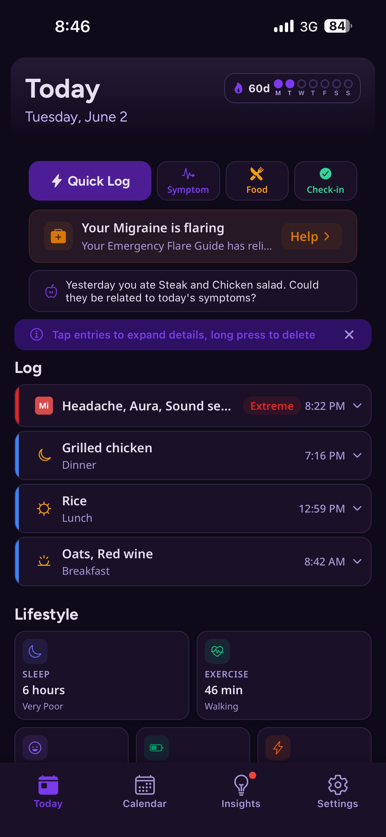Flarely - Symptom Tracker