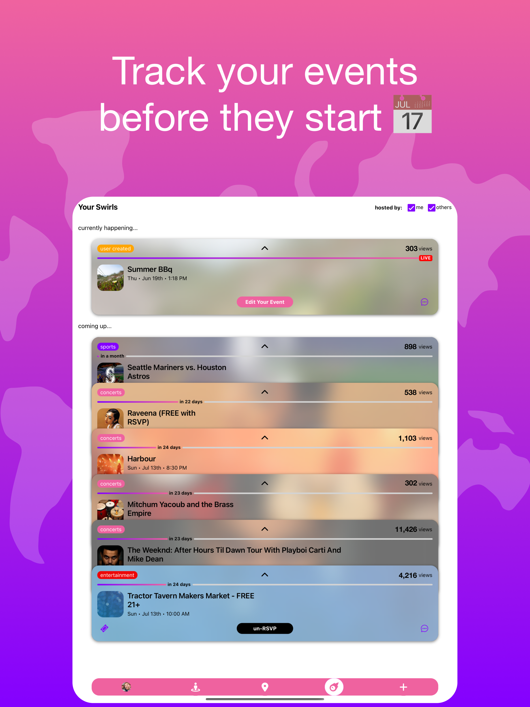 SWIRL - Share, Chat, & Engage