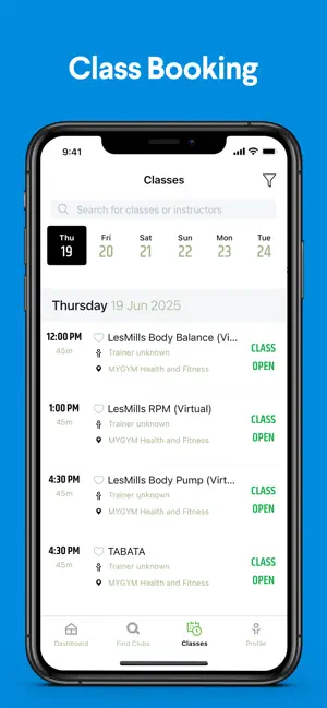 MYGYM Health and Fitness screenshot 4