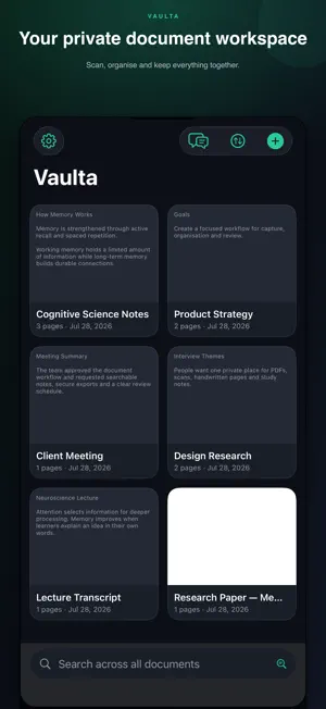 Vaulta PDF & Study AI screenshot 1