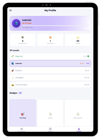Passive Income Guide & Coach iPad screenshot