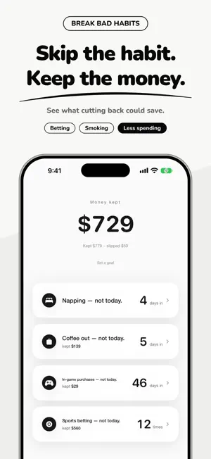 Not Today. Quit Habit Tracker screenshot 1