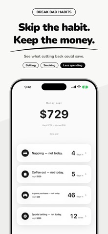Not Today. Quit Habit Tracker Screenshot 1 of 6