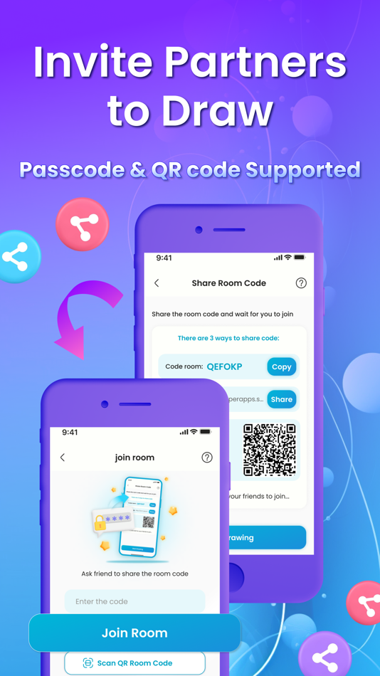 #6. Drawing Together on Lockscreen (iOS) Podle: CEM SOFTWARE LTD