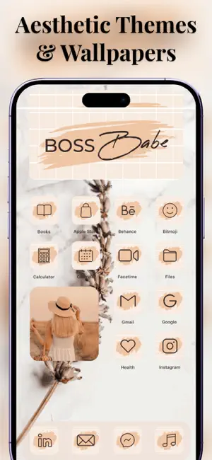 Lock Screen 26: Widgets & Icon iPhone screenshot 4