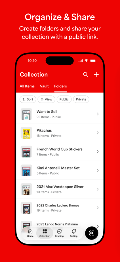 PSA: Card Tracking & Grading App Store screenshot 6