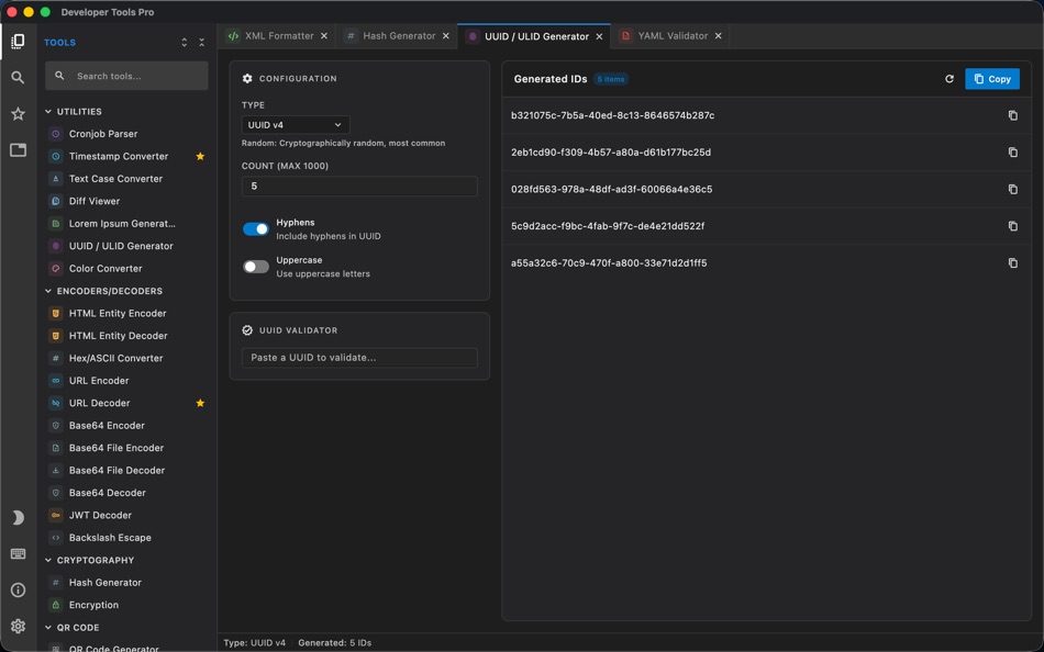 #6. Developer Tools Pro (macOS) Por: Mohammed Aadhil