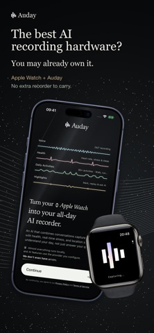 Auday-All-Day Watch Recorderのスクリーンショット - 1