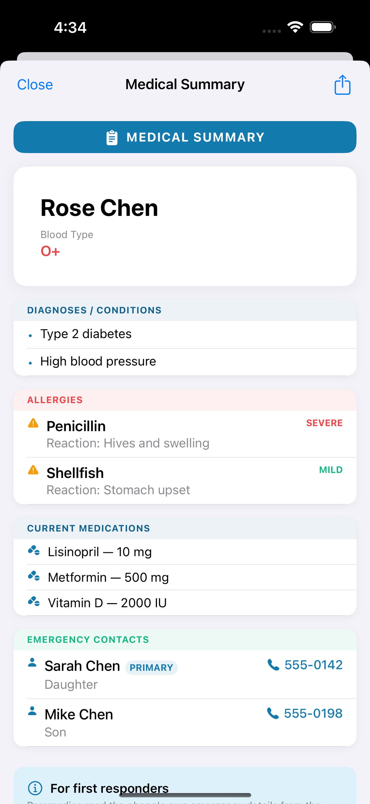 Screenshot 2 of KinLoop Family Caregiving