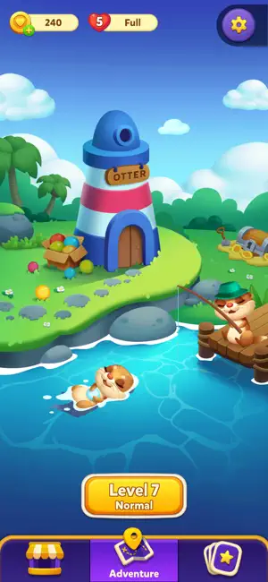 Otterly: Dream Bubble Shooter screenshot 1