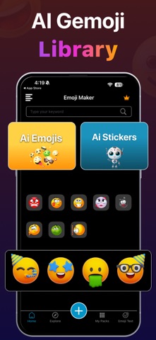 Gemoji : AI Emoji Generator iPhone screenshot