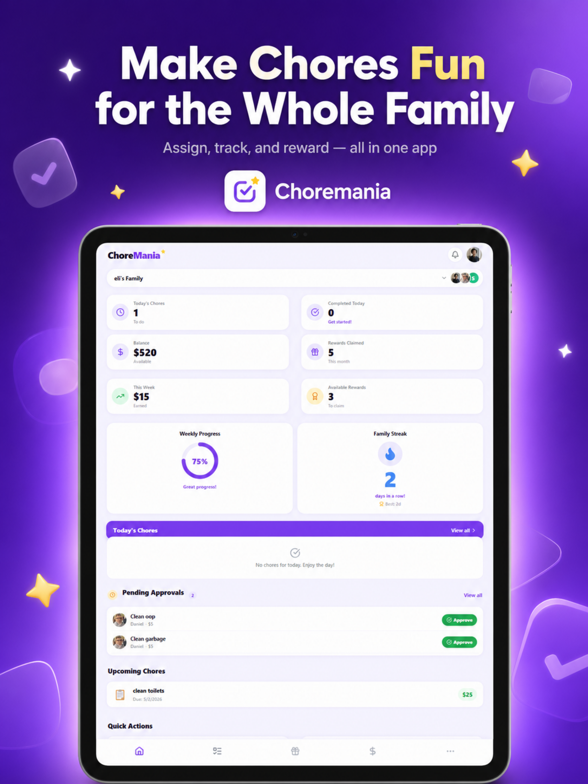 ChoreMania - Family Chores