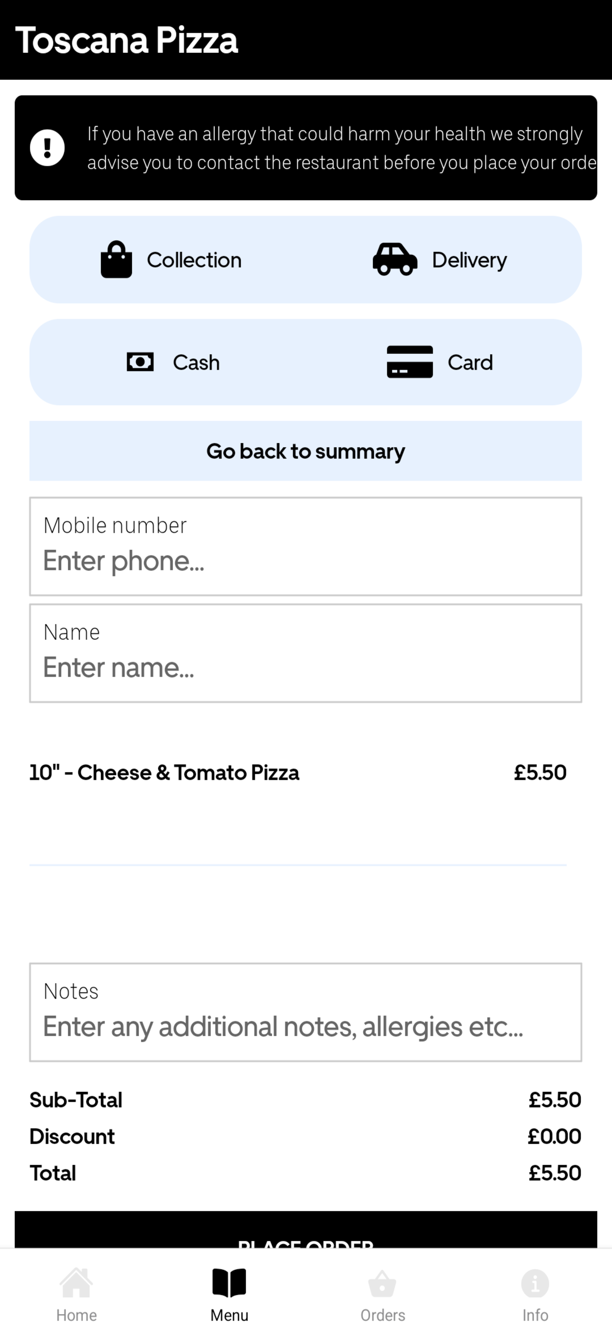 Toscana Pizza L20