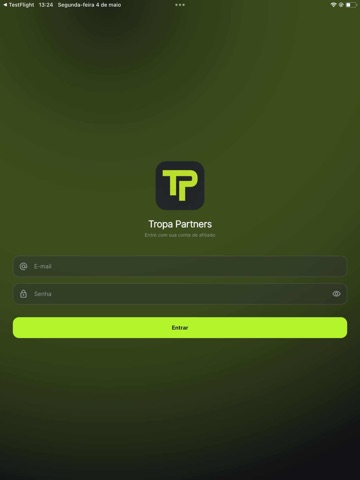 Tropa Partners iPad screenshot