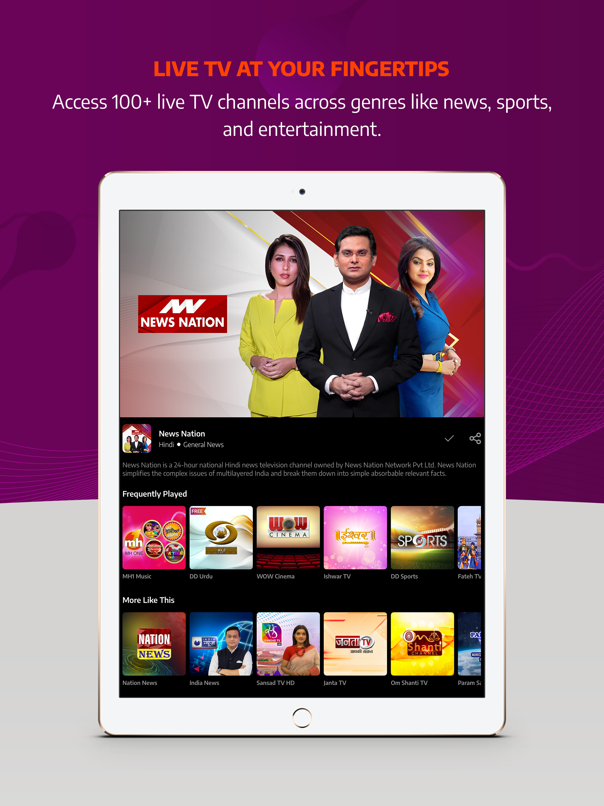 nexGTv:Live TV,Movies,Videos