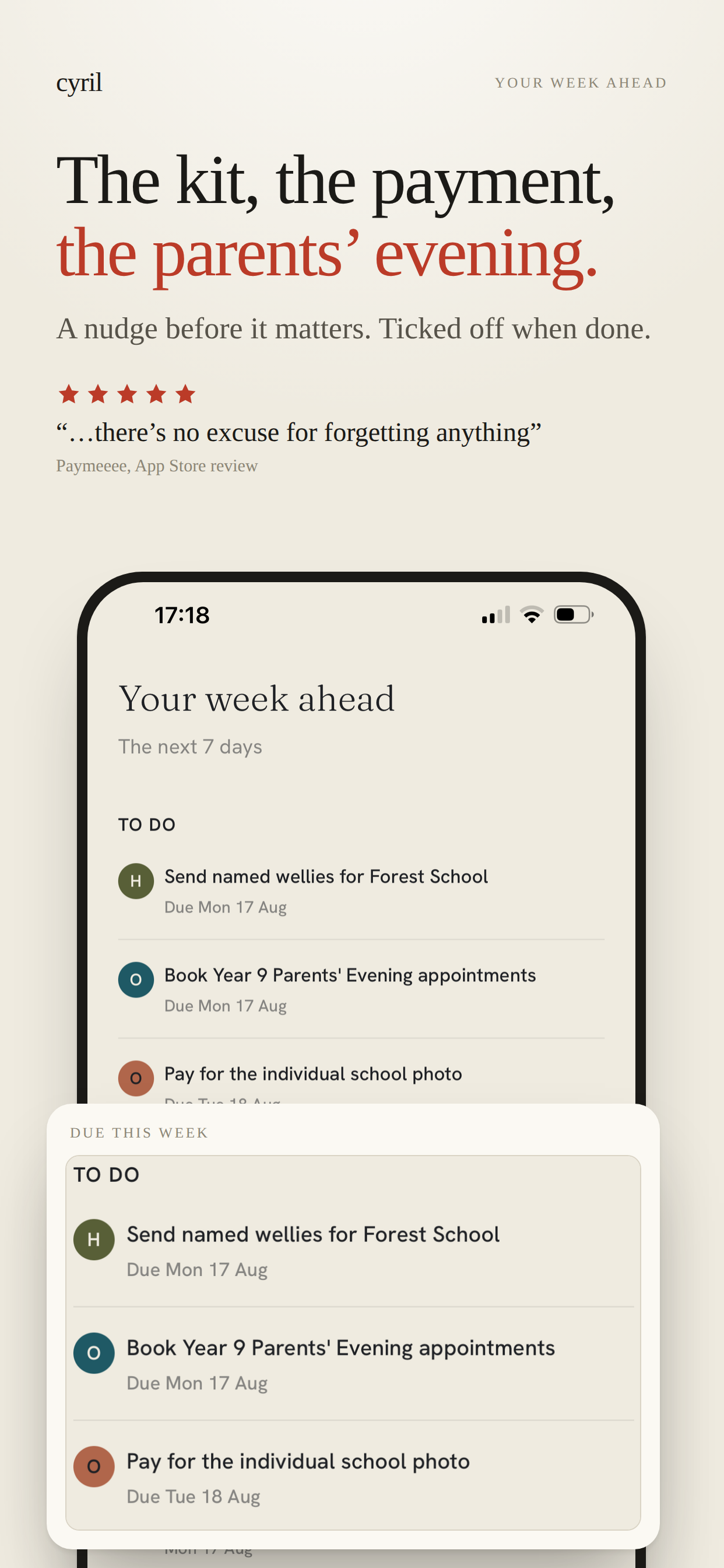 Cyril: School Calendar Admin screenshot 6