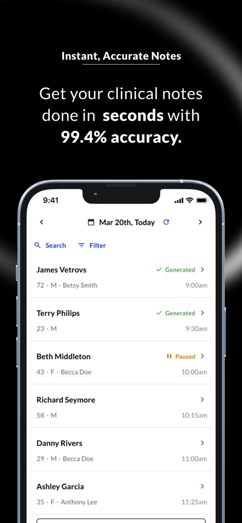 Commure Ambient - ScribeMobile - App de Medicina | MWM