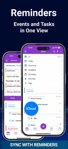 HUB: Calendar, Budget, Notes iPhone screenshot