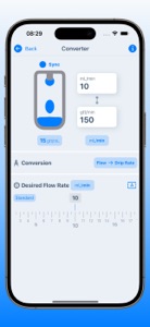 EasyDrops IV Drip Calculator screenshot #3 for iPhone