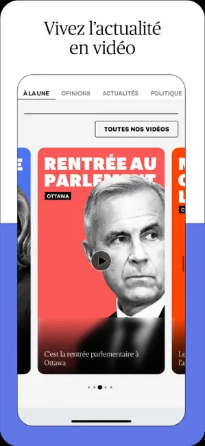 Le Devoir pour iPhone iPhone screenshot 6