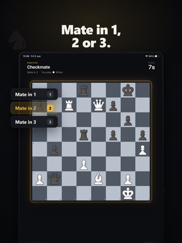 Checkmate Alarm: Chess Wake Up iPad screenshot