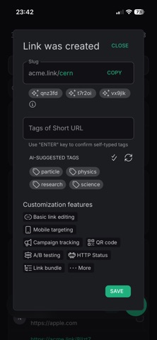 Short.io Screenshot 2 of 8