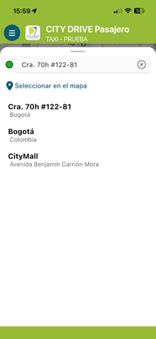 CITY DRIVE Pasajero screenshot