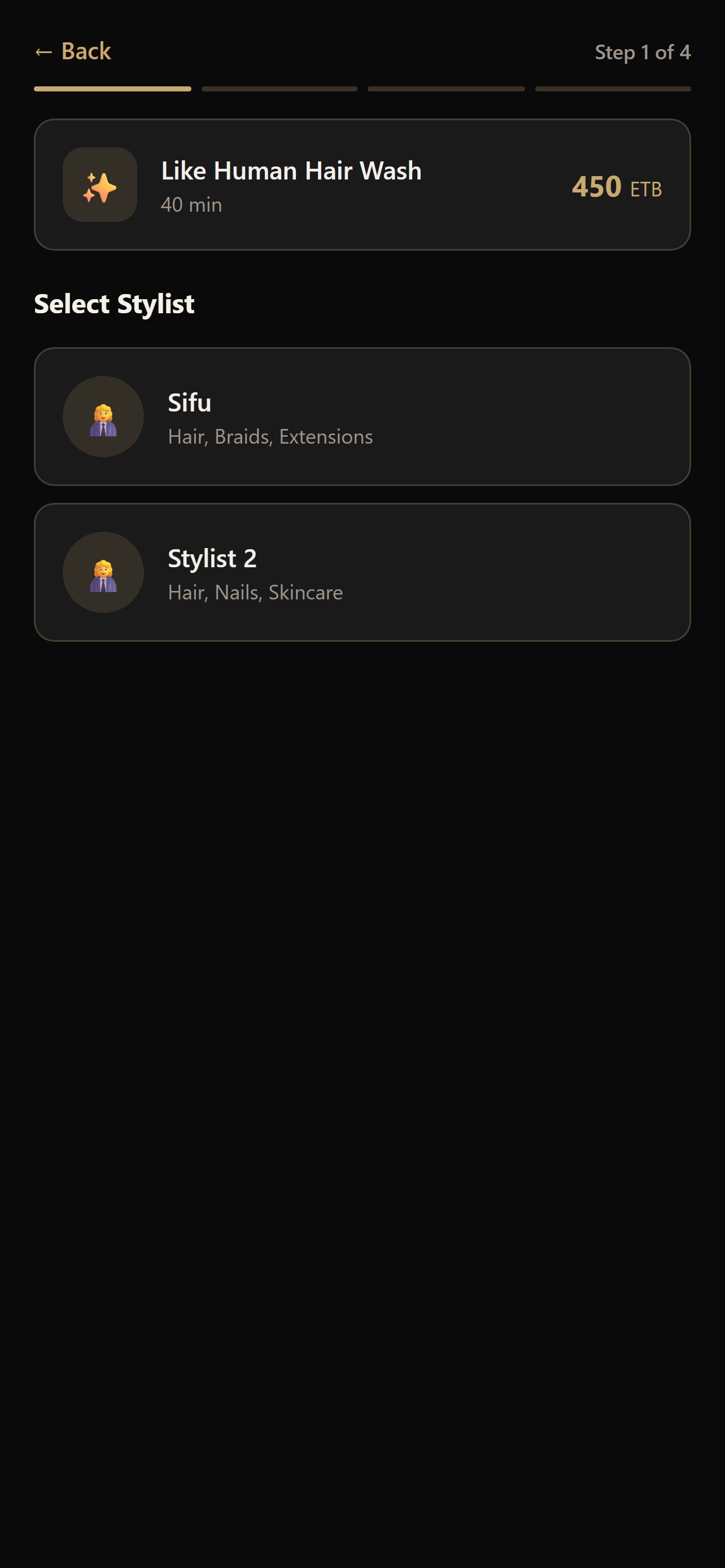 Screenshot 3 of Sifu Hair Salon