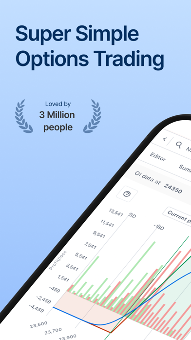 Screenshot #1 pour Sensibull for Options Trading