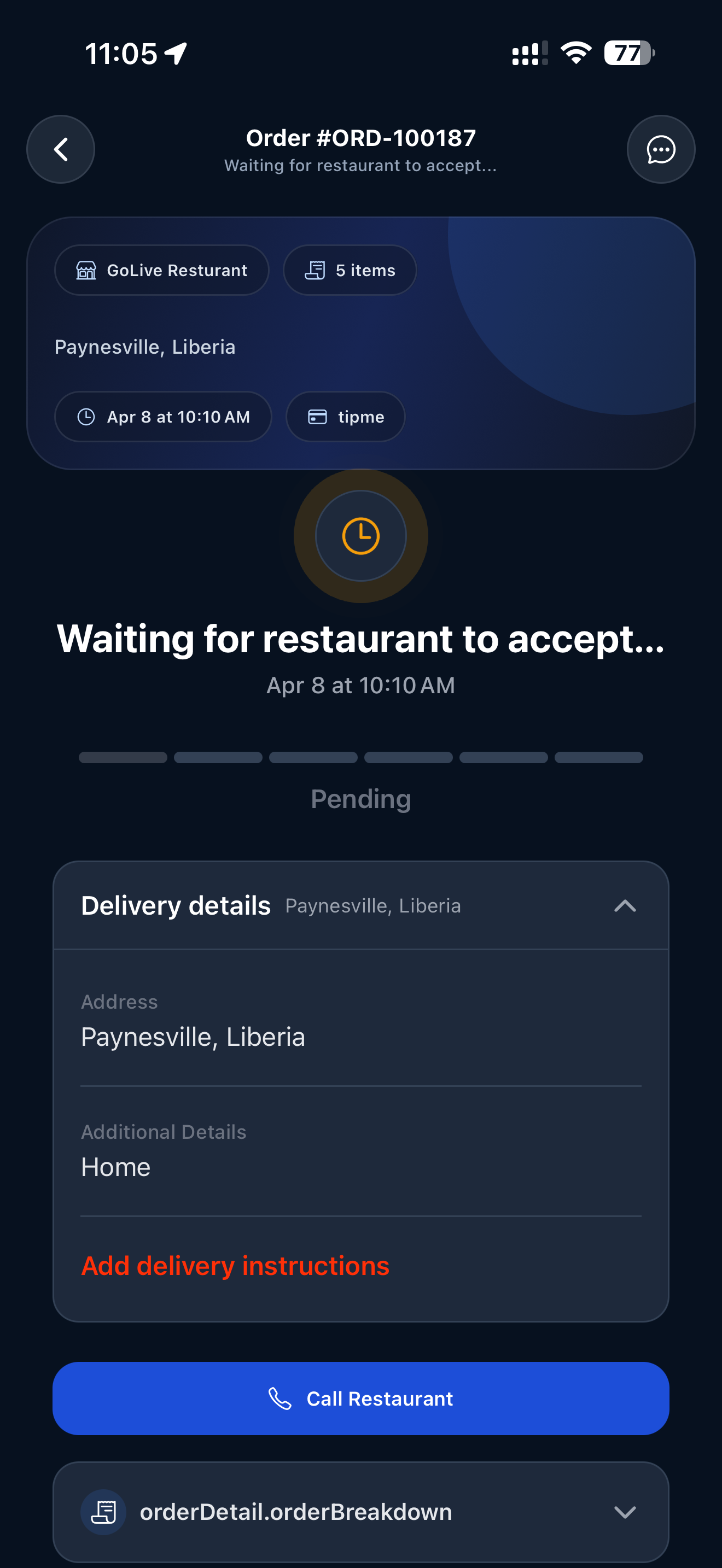 OrderNana screenshot 4