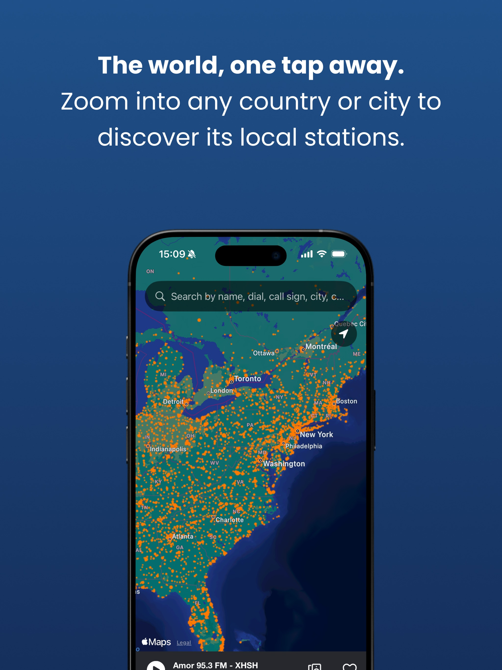 Radiomap - World Radio Live screenshot 7